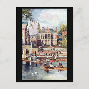 Old Postcard - Rathaus, Richmond, London. Postkarte