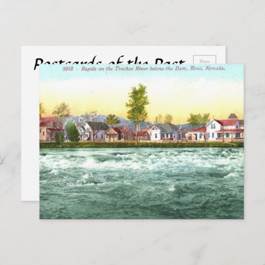 Old Postcard - Reno, Nevada, USA Postkarte (Vorne/Hinten)