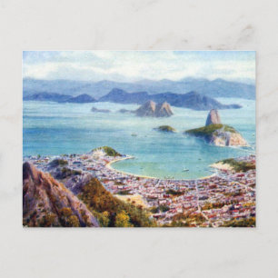 Old Postcard - Rio de Janeiro, Brasilien Postkarte