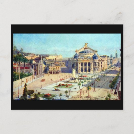 Old Postcard - Rio de Janeiro, Brasilien Postkarte (Vorderseite)