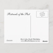 Old Postcard - Ritz-Carlton Hotel, Philadelphia Postkarte (Rückseite)