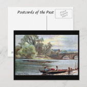 Old Postcard - River Dee, Chester, England Postkarte (Vorne/Hinten)