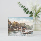 Old Postcard - River Dee, Chester, England Postkarte (Stehend Vorderseite)