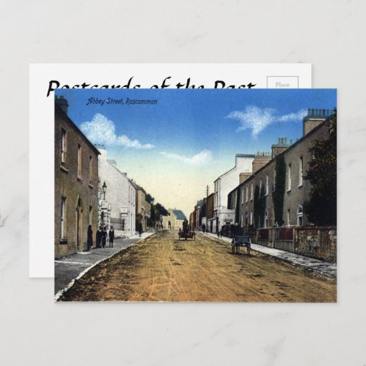 Old Postcard - Roscommon, Irland Postkarte (Vorne/Hinten)