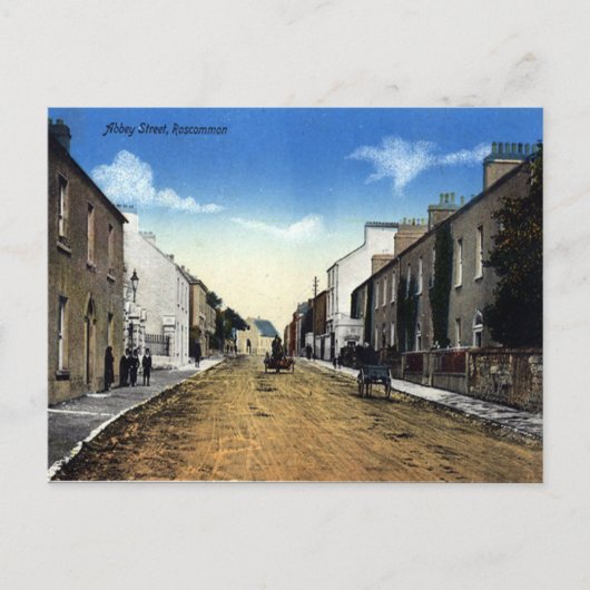 Old Postcard - Roscommon, Irland Postkarte (Vorderseite)