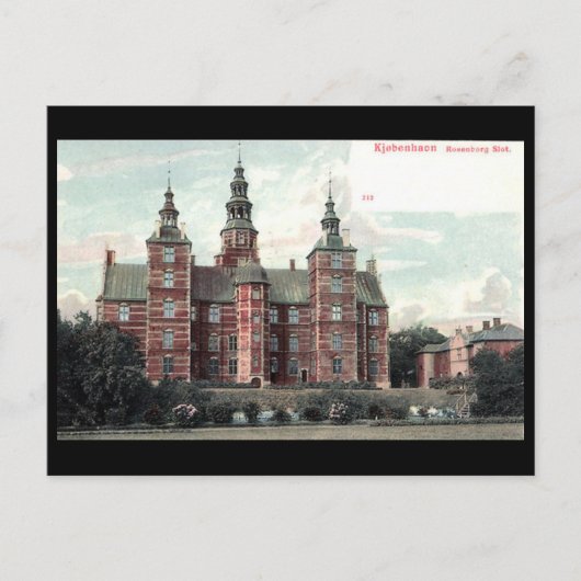 Old Postcard - Rosenborg Castle, Kopenhagen Postkarte (Vorderseite)