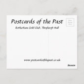 Old Postcard - Rotherham Golf Club Postkarte (Rückseite)