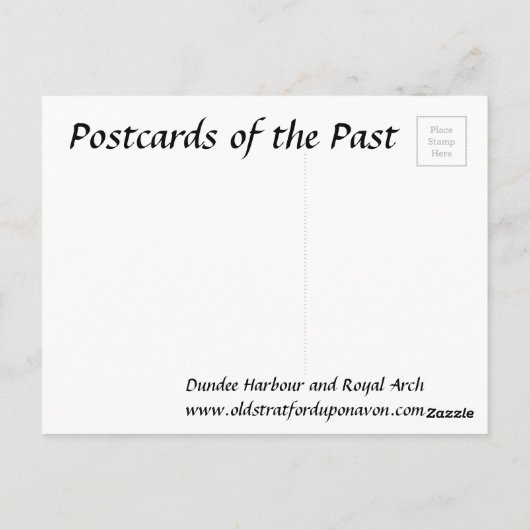 Old Postcard - Royal Arch, Dundee, Scotland Postkarte (Rückseite)