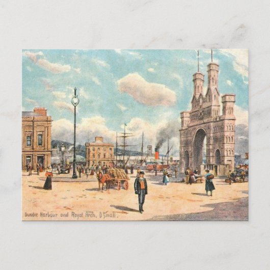 Old Postcard - Royal Arch, Dundee, Scotland Postkarte (Vorderseite)