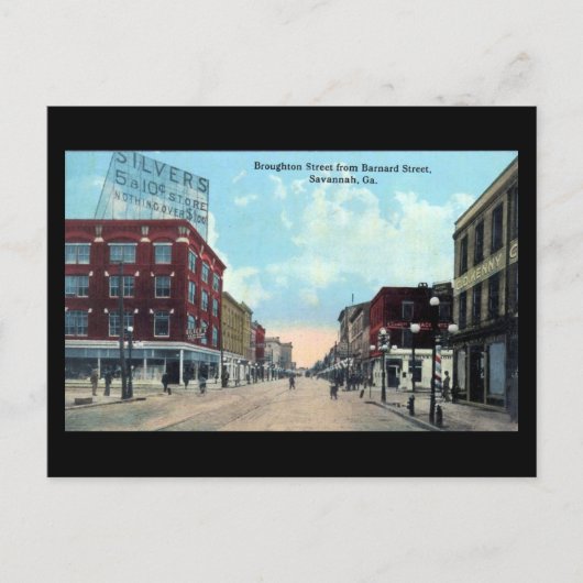 Old Postcard - Savannah, Georgia Postkarte (Vorderseite)