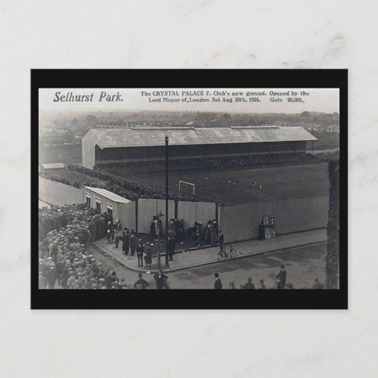 Old Postcard - Selhurst Park, London Postkarte (Vorderseite)