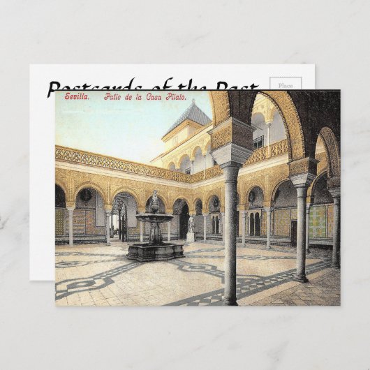 Old Postcard - Sevilla, Spanien Postkarte (Vorne/Hinten)