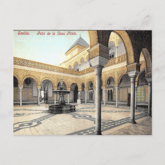 Old Postcard - Sevilla, Spanien Postkarte (Vorderseite)