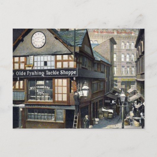 Old Postcard - Shambles, Manchester Postkarte (Vorderseite)