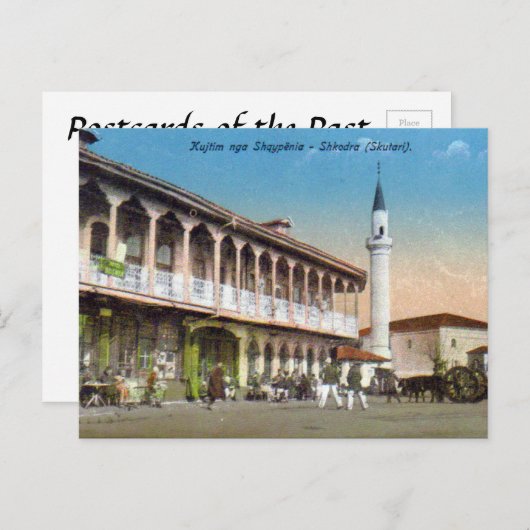 Old Postcard - Shkodra/Scutari, Albanien Postkarte (Vorne/Hinten)