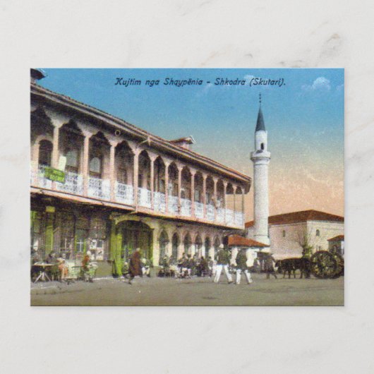 Old Postcard - Shkodra/Scutari, Albanien Postkarte (Vorderseite)