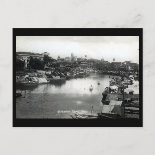 Old Postcard - Singapur Postkarte (Vorderseite)