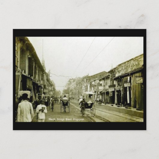 Old Postcard - Singapur Postkarte (Vorderseite)
