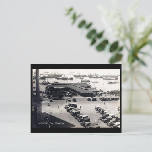 Old Postcard - Singapur Postkarte (Stehend Vorderseite)