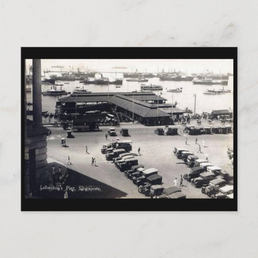 Old Postcard - Singapur Postkarte (Vorderseite)
