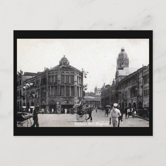 Old Postcard - Singapur Postkarte (Vorderseite)