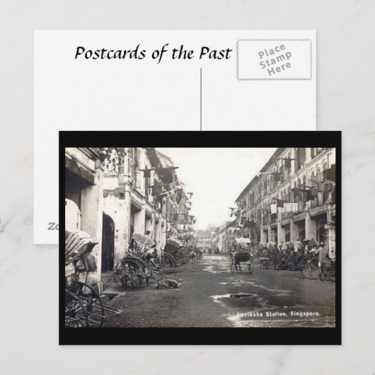 Old Postcard - Singapur Postkarte (Vorne/Hinten)