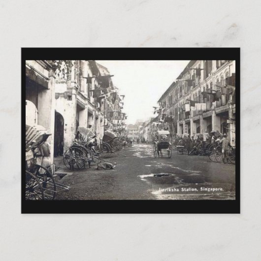 Old Postcard - Singapur Postkarte (Vorderseite)