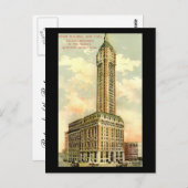 Old Postcard - Singer Gebäude, New York City Postkarte (Vorne/Hinten)