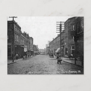 Old Postcard - South Boston, Virginia, USA Postkarte