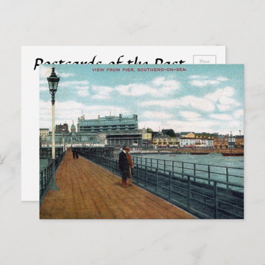 Old Postcard - Southend-on-Sea, Essex Postkarte (Vorne/Hinten)