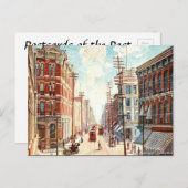 Old Postcard - Sparks St, Ottawa, Kanada Postkarte (Vorne/Hinten)