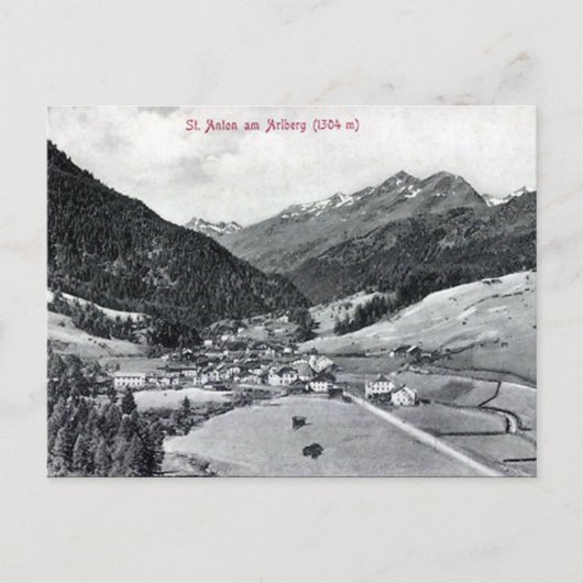 Old Postcard - St Anton am Arlberg, Österreich Postkarte (Vorderseite)