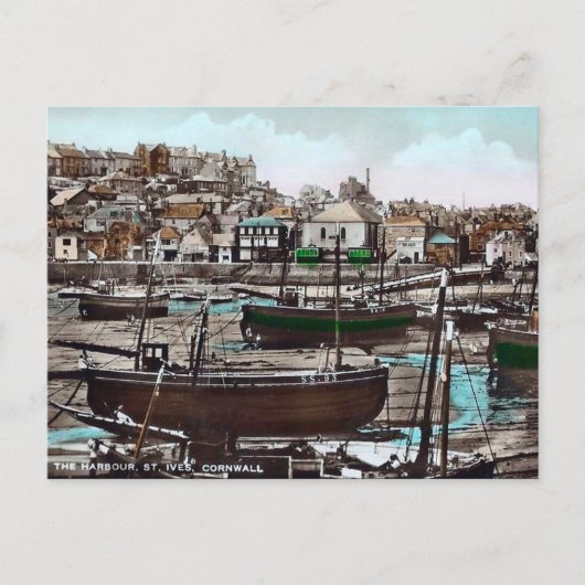 Old Postcard - St Ives, Cornwall, England Postkarte (Vorderseite)