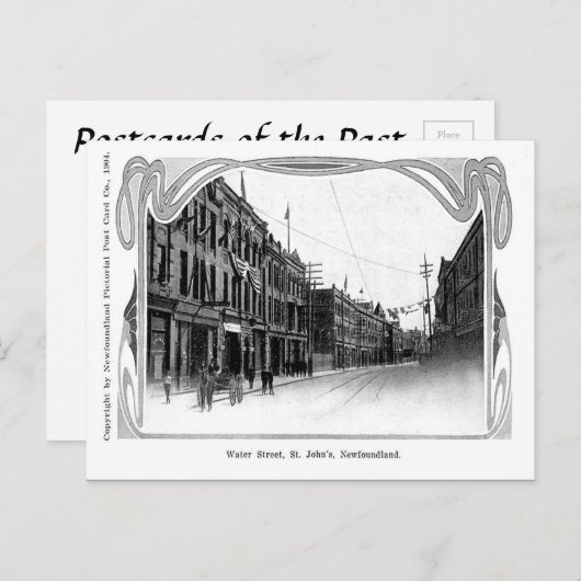 Old Postcard - St John's, Neufundland Postkarte (Vorne/Hinten)