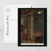 Old Postcard, St Paul Gebäude, New York City Postkarte (Vorne/Hinten)