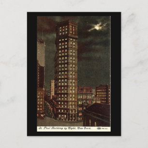 Old Postcard, St Paul Gebäude, New York City Postkarte