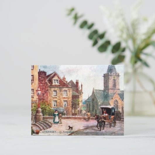 Old Postcard - St Peter Port, Guernsey Postkarte (Stehend Vorderseite)