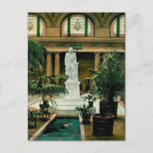 Old Postcard - Statue von Thomas Jefferson Postkarte (Vorderseite)