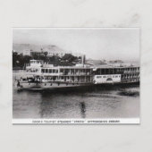 Old Postcard - Steamer in Aswan, Ägypten Postkarte (Vorderseite)