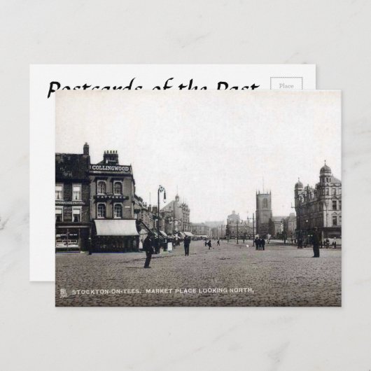 Old Postcard - Stockton on T-Shirts, Grafschaft Du Postkarte (Vorne/Hinten)