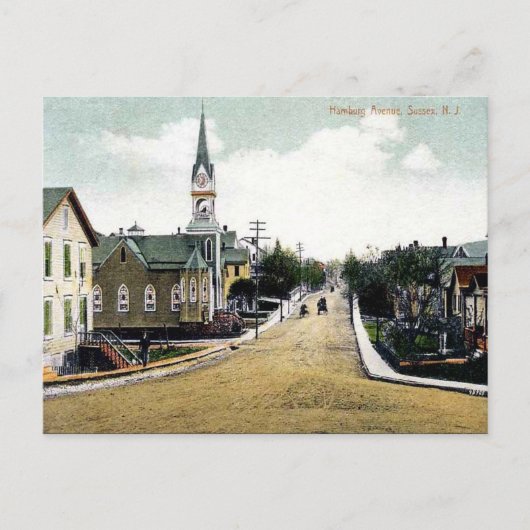 Old Postcard - Sussex, New Jersey, USA Postkarte (Vorderseite)