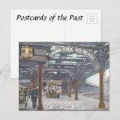 Old Postcard - Tay Bridge Station, Dundee Postkarte (Vorne/Hinten)