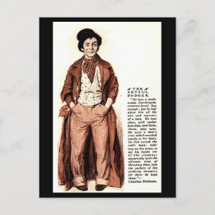 Old Postcard - The Arful Dodger - Oliver Drehung Postkarte