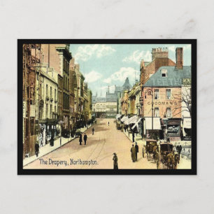 Old Postcard - The Drapery, Northampton Postkarte