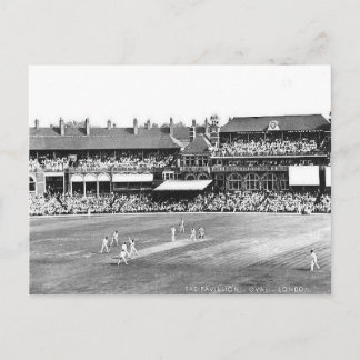 Old Postcard - The Oval Cricket Ground, London Postkarte