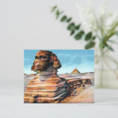 Old Postcard - The Sphinx, Kairo, Ägypten Postkarte (Stehend Vorderseite)