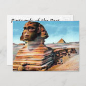 Old Postcard - The Sphinx, Kairo, Ägypten Postkarte (Vorne/Hinten)