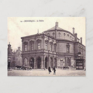 Old Postcard - Theater, Dunkerque, Nord Postkarte