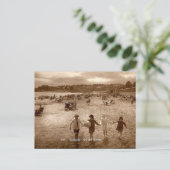 Old Postcard - Torquay Beach Postkarte (Stehend Vorderseite)