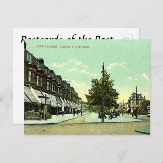 Old Postcard - Tottenham, London Postkarte (Vorne/Hinten)